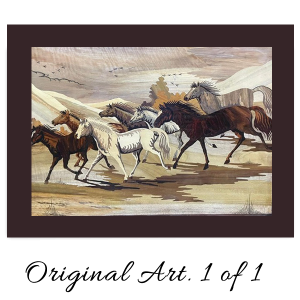 KW000001-Wall Hanging (Horses)