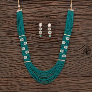 Antique Long Necklace With Gold Plating