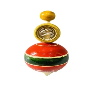 Spin Top - Toy round wooden top