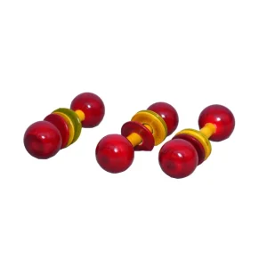 Shake ‘n’ Giggle - Toy wooden ring straight rattle