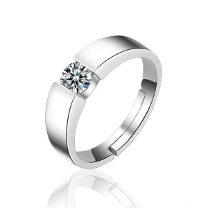 Geometric Rhinestones Rings