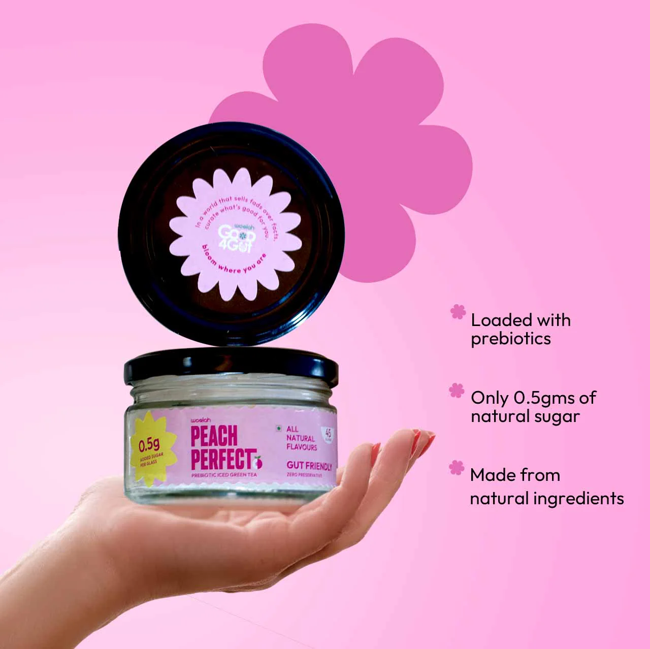 Perfect Peach Prebiotic Iced Green Tea - Image 5